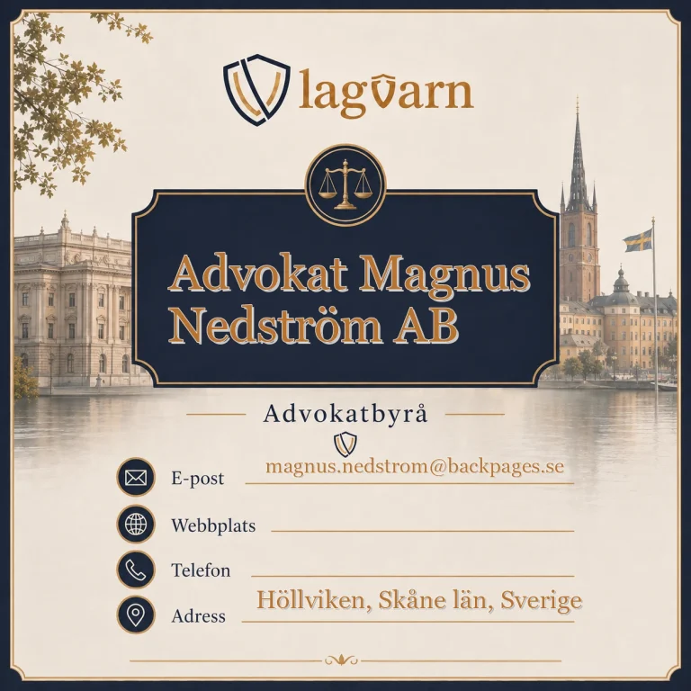 Advokat Magnus Nedström AB