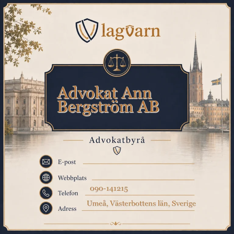 Advokat Ann Bergström AB