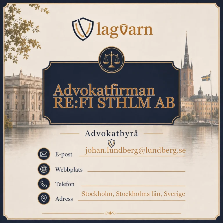 Advokatfirman RE:FI STHLM AB