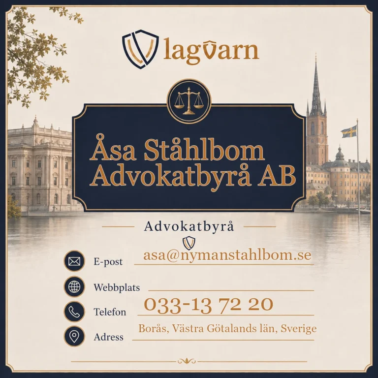 Åsa Ståhlbom Advokatbyrå AB